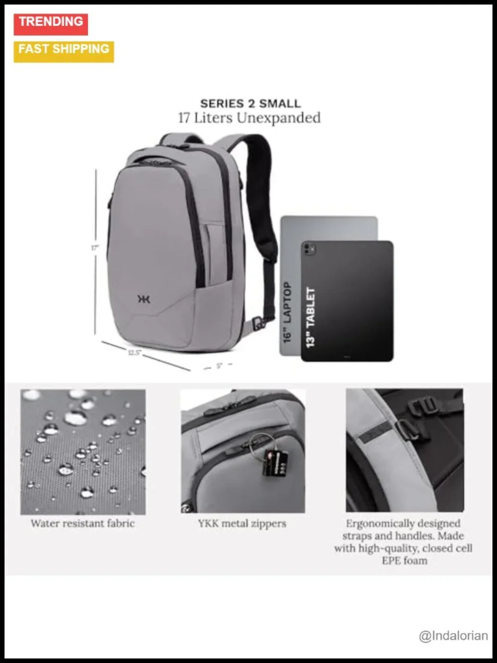 N/A versatile backpack
